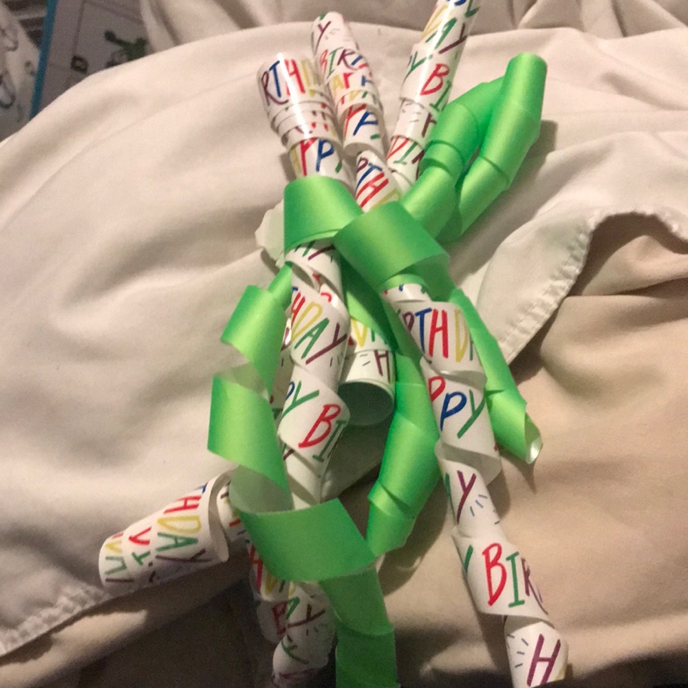 Happy Birthday Gift Ribbon